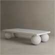Dani Rectangle Coffee Table Large In Ivory