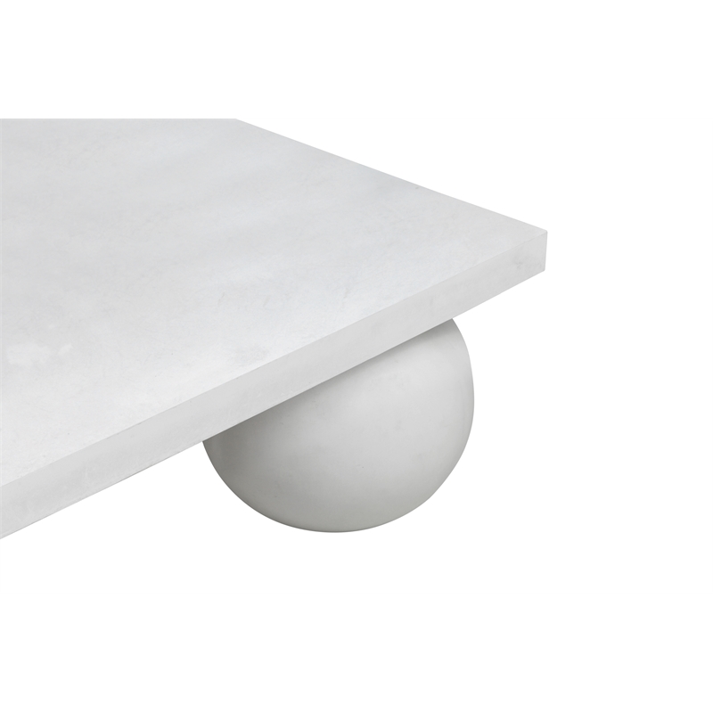 Dani Rectangle Coffee Table Medium In Ivory
