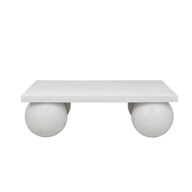 Dani Rectangle Coffee Table Medium In Ivory
