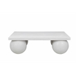 Dani Rectangle Coffee Table Medium In Ivory