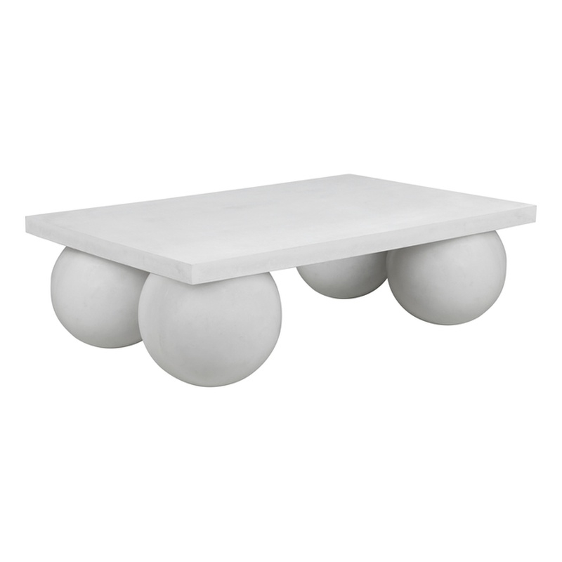 Dani Rectangle Coffee Table Medium In Ivory