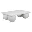 Dani Rectangle Coffee Table Medium In Ivory