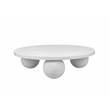 Dani Round Coffee Table Large In Ivory