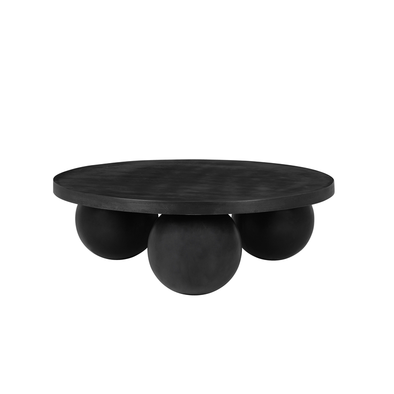 Dani Round Coffee Table Medium In Black