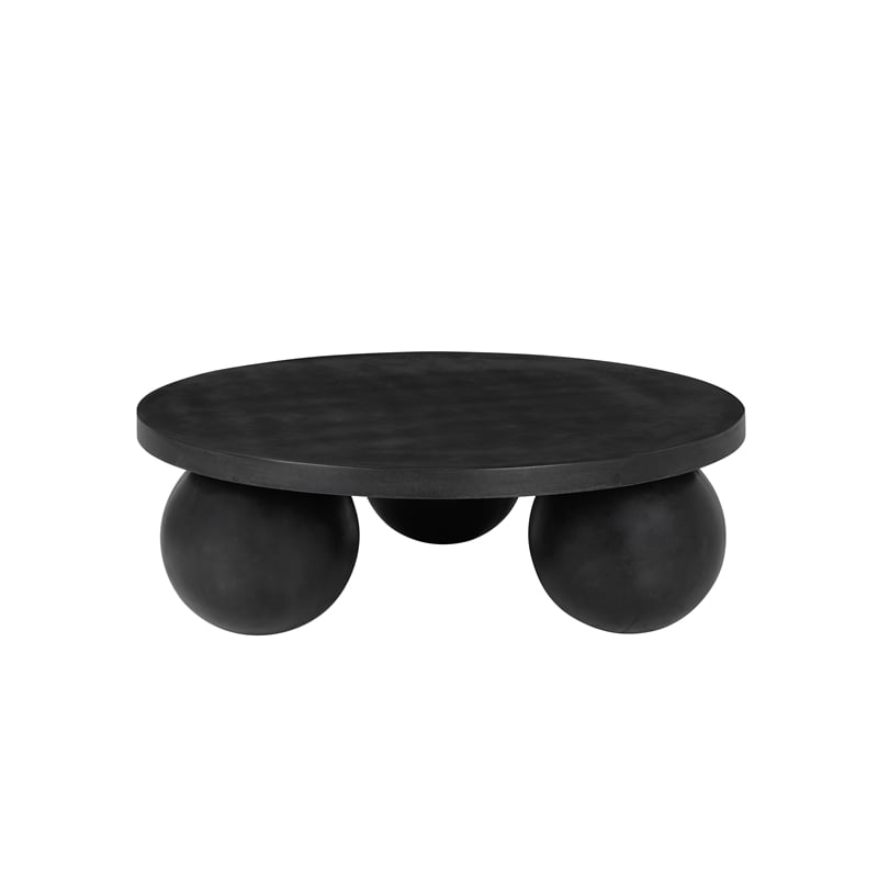 Dani Round Coffee Table Medium In Black