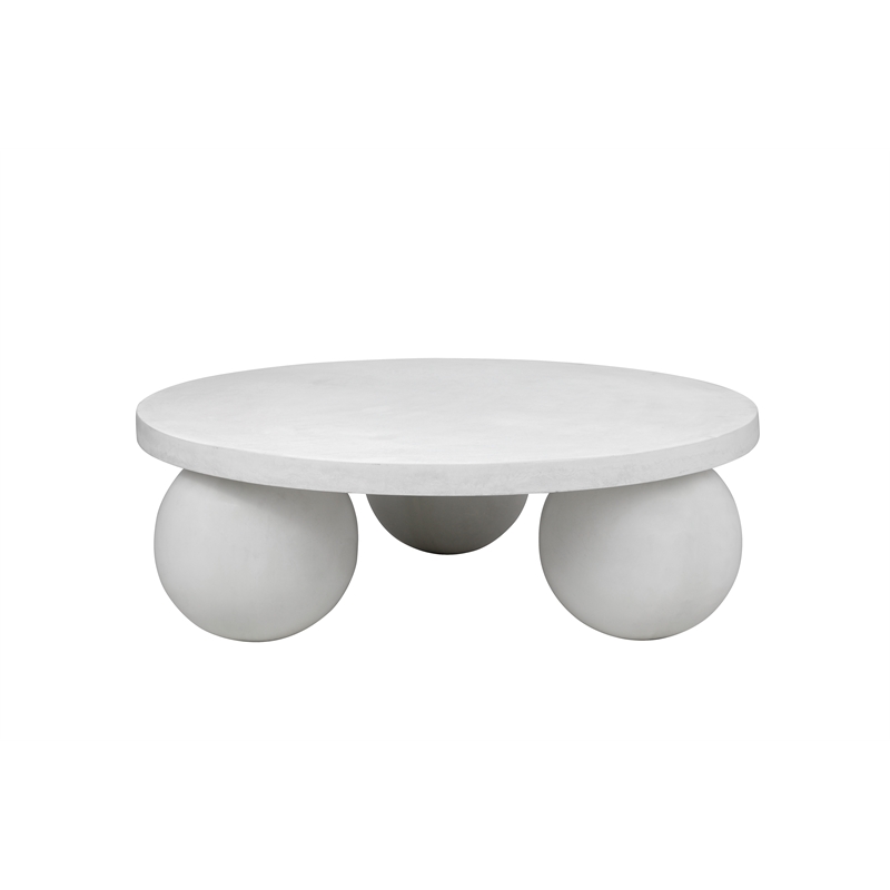 Dani Round Coffee Table Medium In Ivory