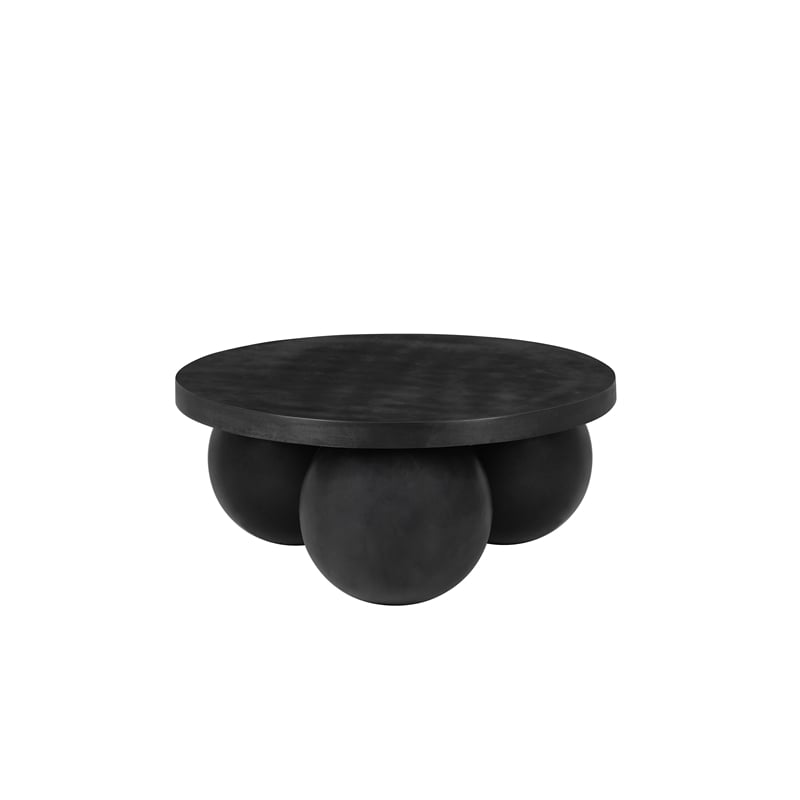 Dani Round Coffee Table Small In Black