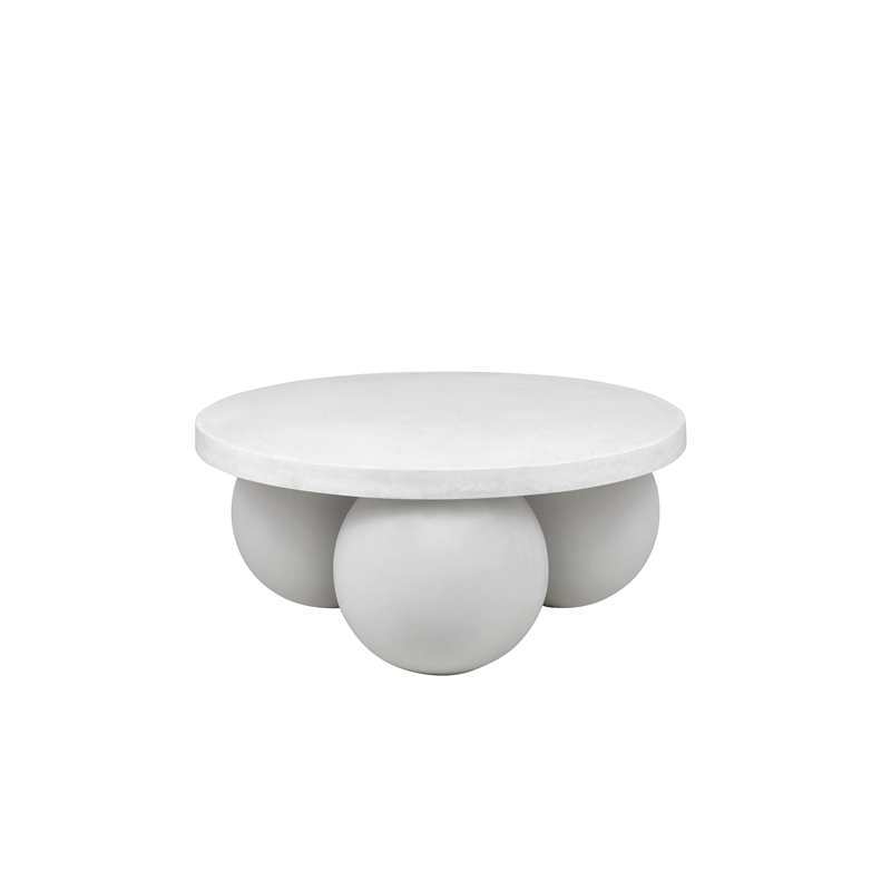 Dani Round Coffee Table Small In Ivory