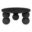 Dani Round Desk Large in Black