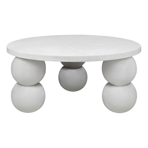 Dani Round Desk Large in Ivory