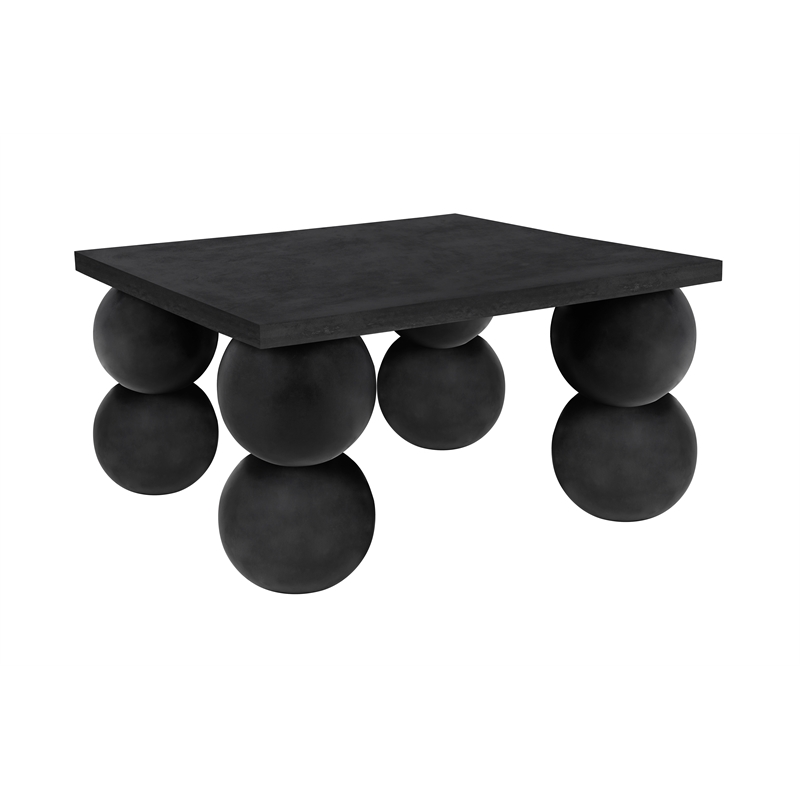 Dani Square Console Large in Black