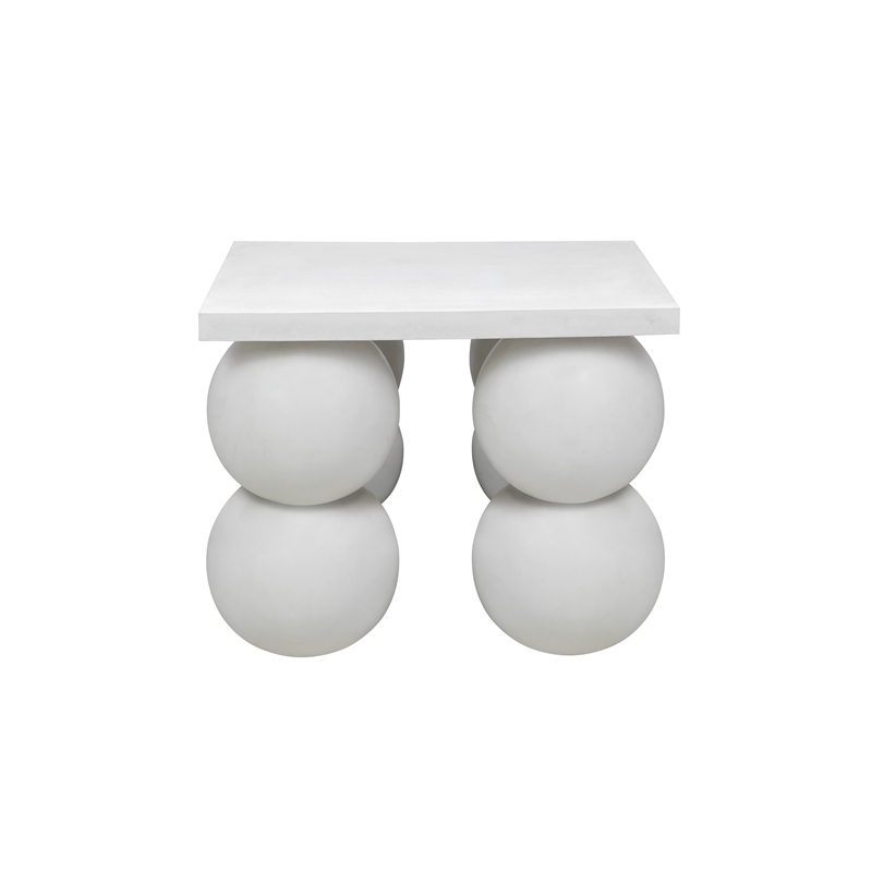 Dani Square Console Small in Ivory