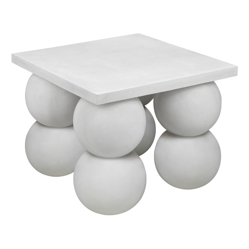 Dani Square Console Small in Ivory