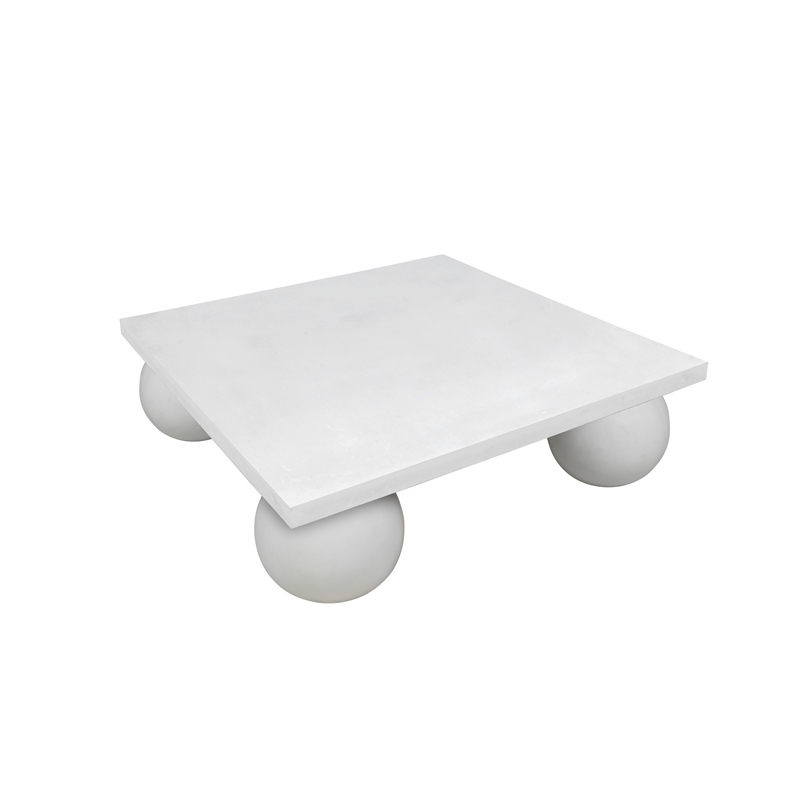 Dani Square Coffee Table Large In Ivory