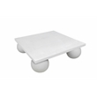 Dani Square Coffee Table Large In Ivory