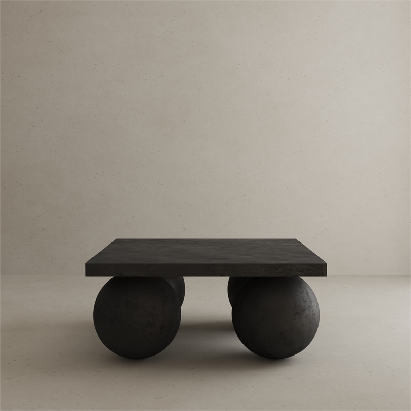 Dani Square Coffee Table Small In Black