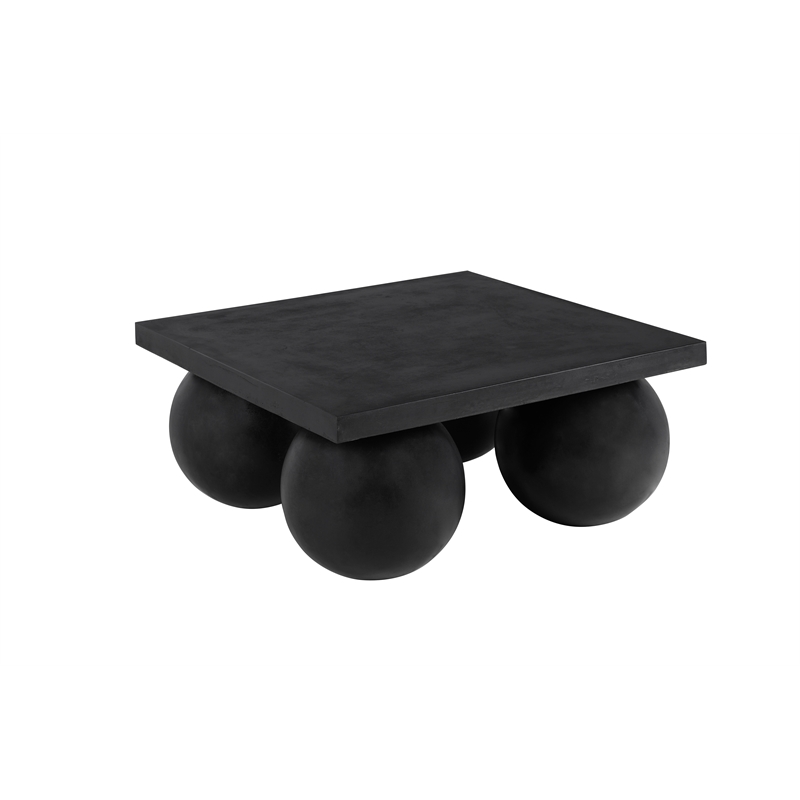 Dani Square Coffee Table Small In Black
