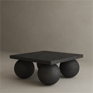 Dani Square Coffee Table Small In Black