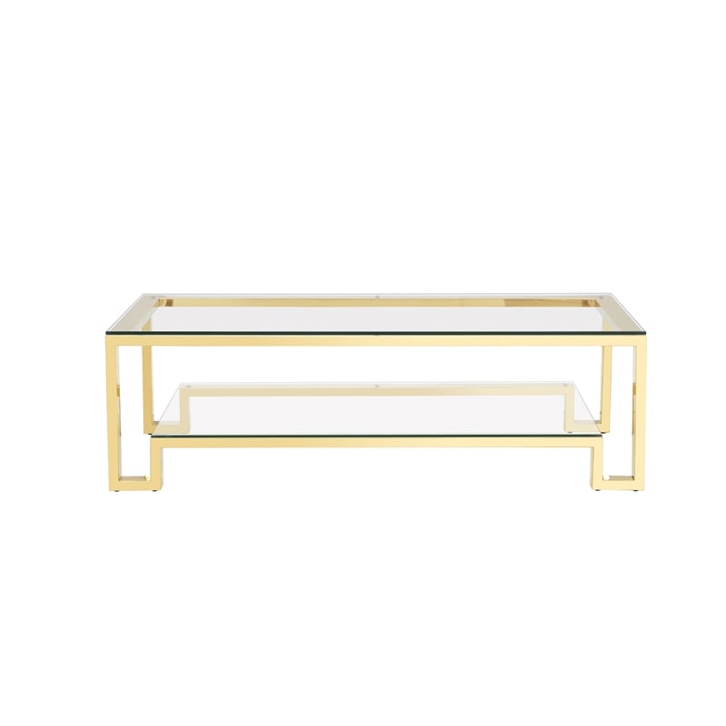 Laurence Coffee Table Small High Polish Gold