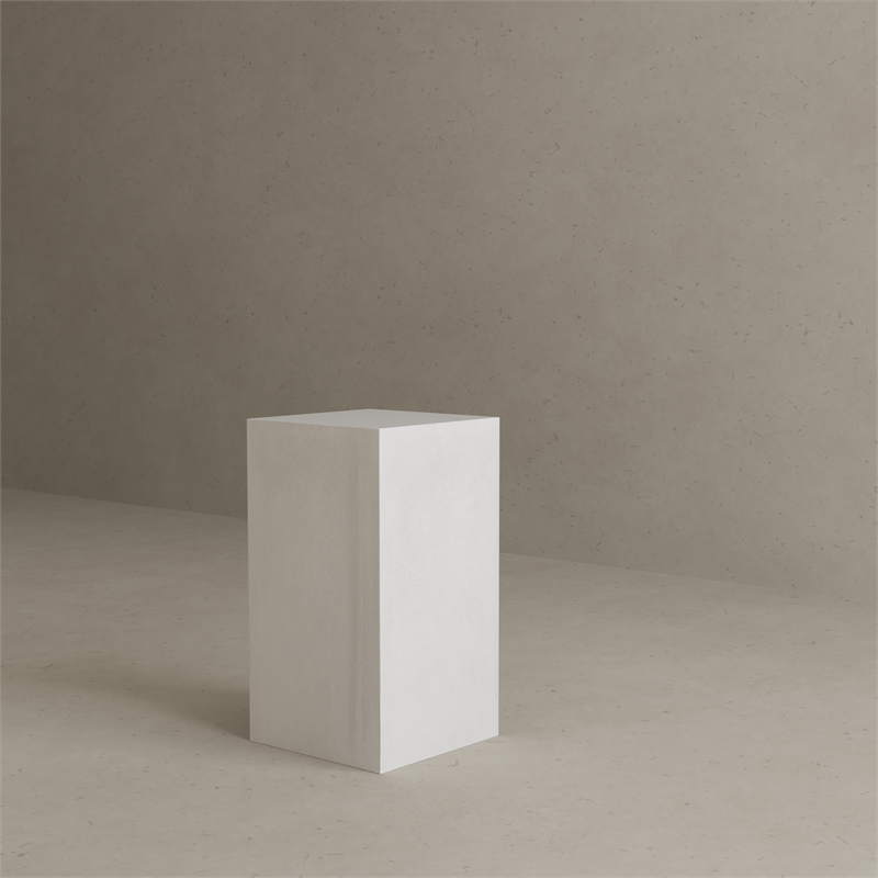Sonny Square Pedestal Low in Ivory