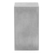 Sonny Square Pedestal Medium in Light Grey Bev Collection Pedestal