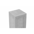 Sonny Square Pedestal Tall in Light Grey Bev Collection Pedestal
