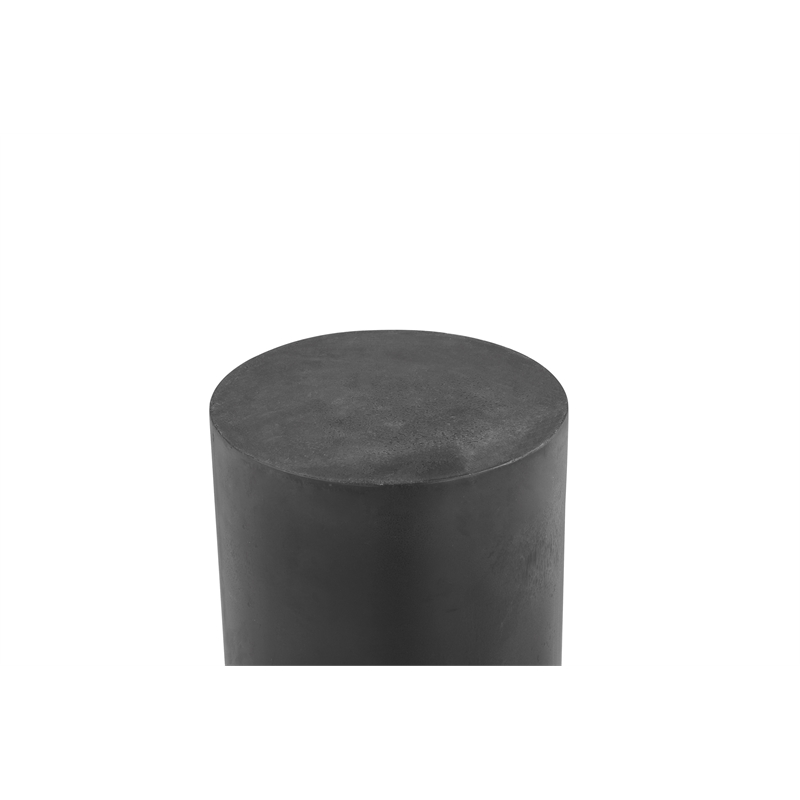 Don Round Pedestal Tall in Black Don Collection Pedestal
