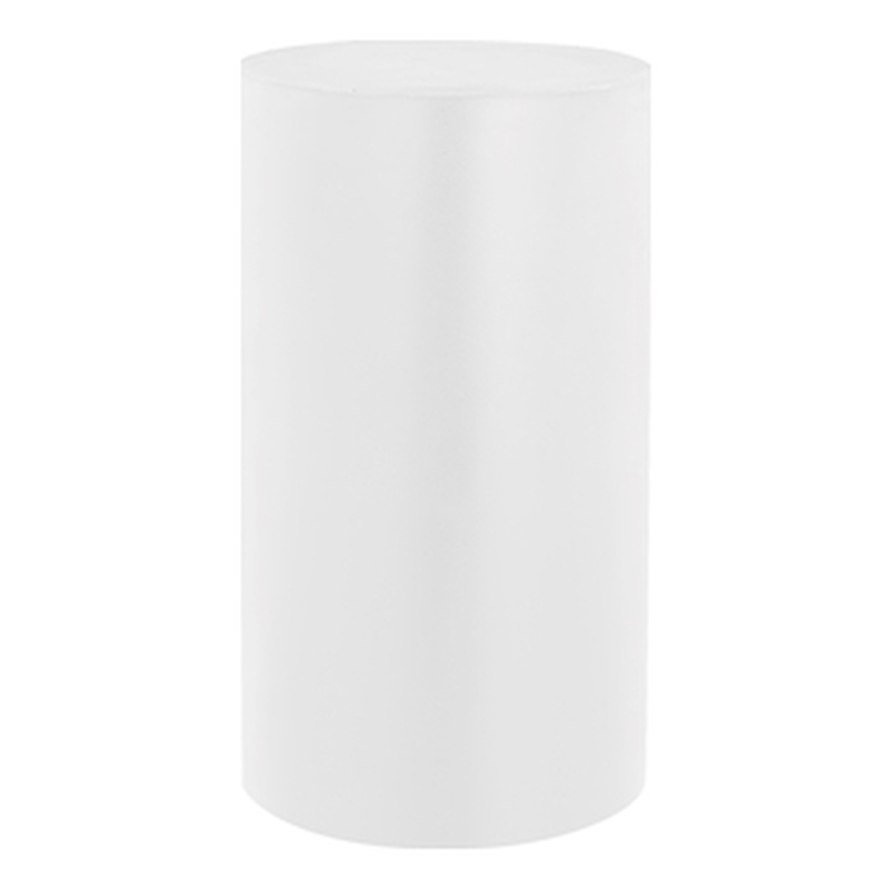 Don Round Pedestal Low in Ivory Don Collection Pedestal