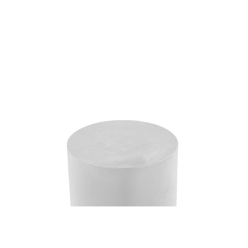 Don Round Pedestal Low in Light Grey  Don Collection Pedestal
