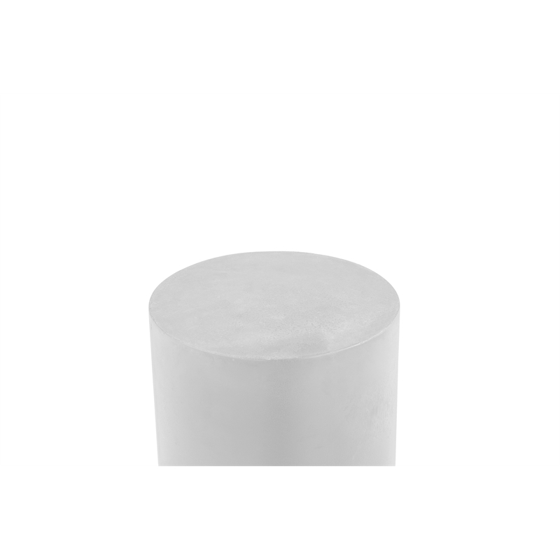 Don Round Pedestal Medium in Light Grey  Don Collection Pedestal
