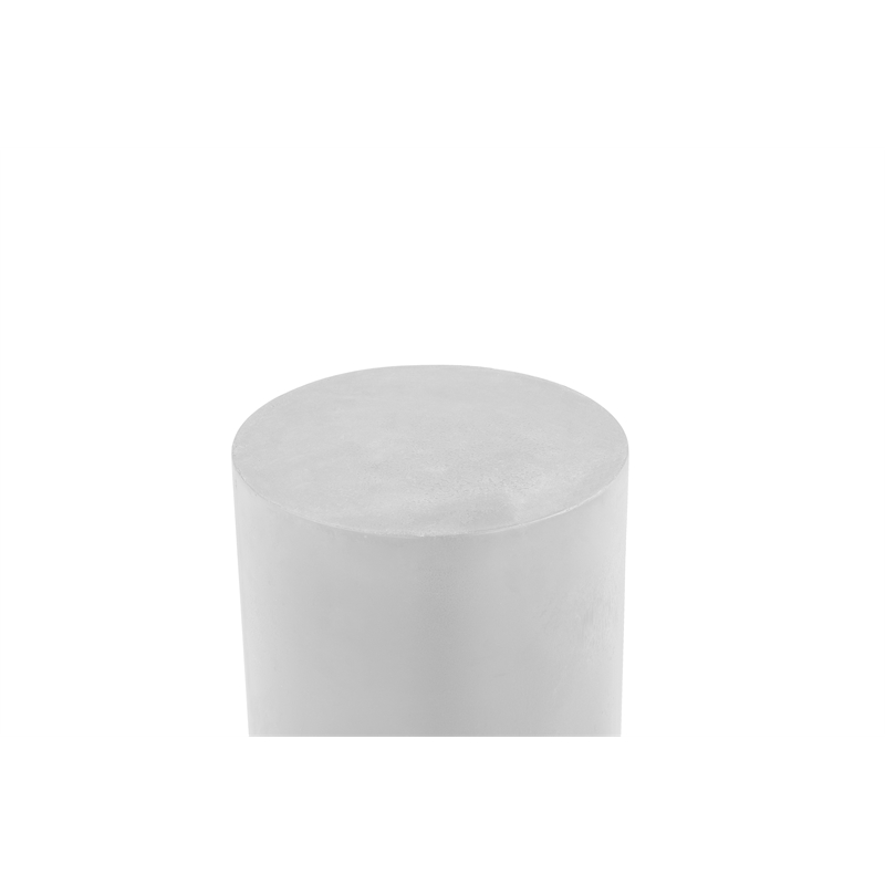 Don Round Pedestal Tall in Light Grey Concrete  Don Collection Pedestal