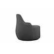 Dorian Swivel Chair in Grey Boucle Dorian Collection Accent Chair