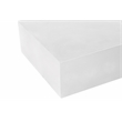 Ricky Coffee Table Large in Ivory Bev Collection Coffee Table