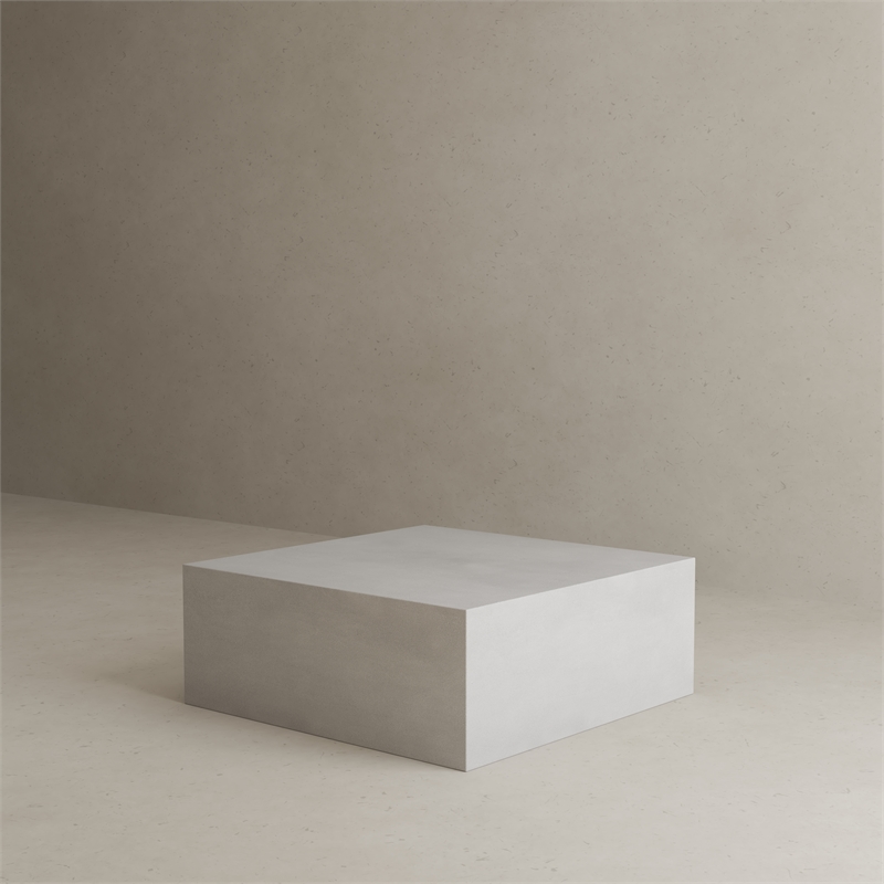 Ricky Coffee Table Small in Light Grey Bev Collection