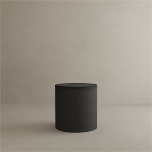 Thurman Side Table in Black Bev Collection Side Table