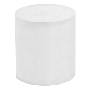 Thurman Side Table in Ivory Bev Collection Side Table