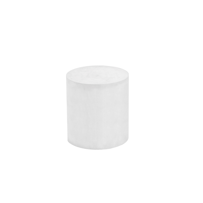 Thurman Side Table in Light Grey Bev Collection Side Table