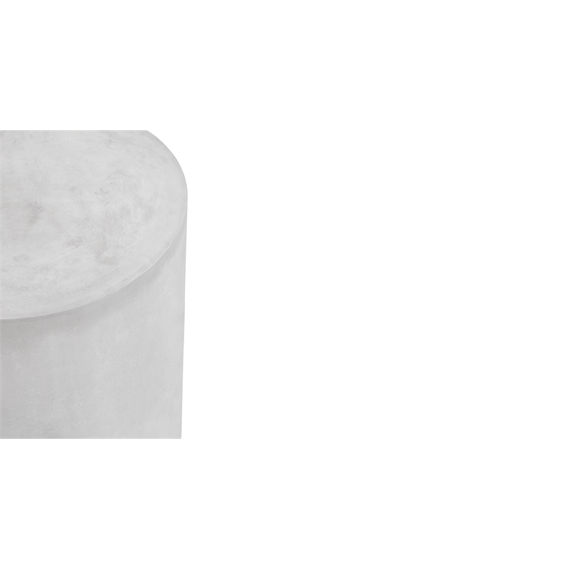 Thurman Stool in Light Grey Bev Collection Stool