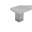 Ella Bench Extra Large In Light Gray Concrete