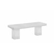 Ella Bench Large In Ivory Concrete