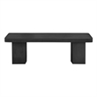 Ella Bench Large In Black Concrete