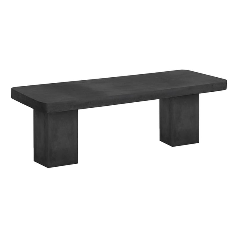 Ella Media Unit Large In Black Concrete