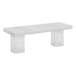 Ella Media Unit Large In Ivory Concrete