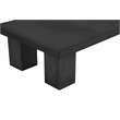 American Home Classic Ella Rectangle Coffee Table Medium In Black Concrete