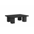American Home Classic Ella Rectangle Coffee Table Medium In Black Concrete