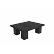 American Home Classic Ella Rectangle Coffee Table Medium In Black Concrete