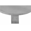 Ella Round Coffee Table Medium In Light Gray Concrete