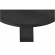 American Home Classic Ella Round Coffee Table Medium In Black Concrete