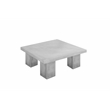 Ella Square Coffee Table Small In Light Gray Concrete