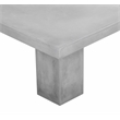 Ella Square Coffee Table Small In Light Gray Concrete